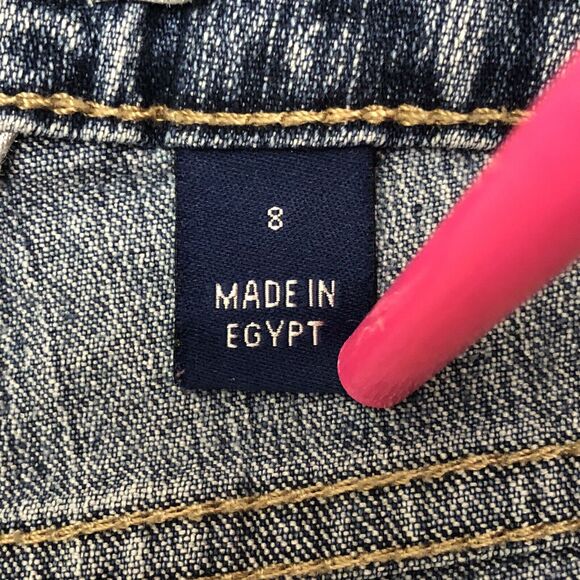 BANDOLINOBLU Mandie Jeans Womens 8 Straight Leg W30-L29 Embroidered Stretch - Picture 7 of 12